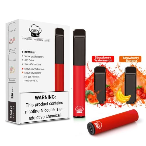 Airis Aura starter kit - Strawberry Watermelon/Strawberry Banana