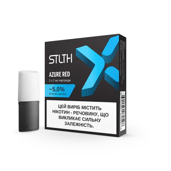 Картридж STLTH X Pod - Azure Red 5% (2шт)