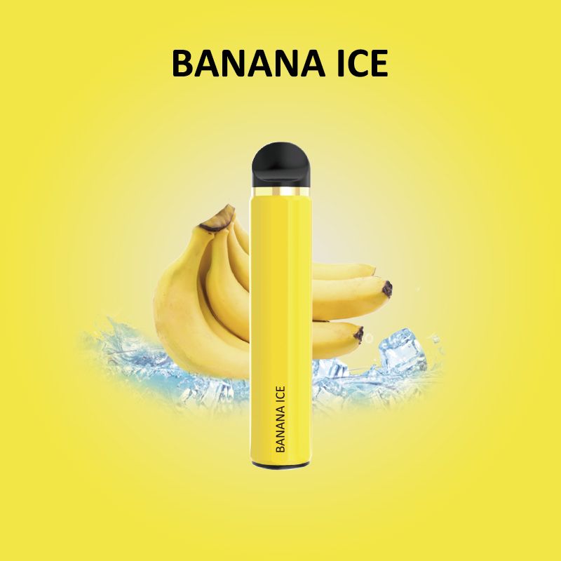 Hugo Supro V3 1500 - Banana Ice 50 mg