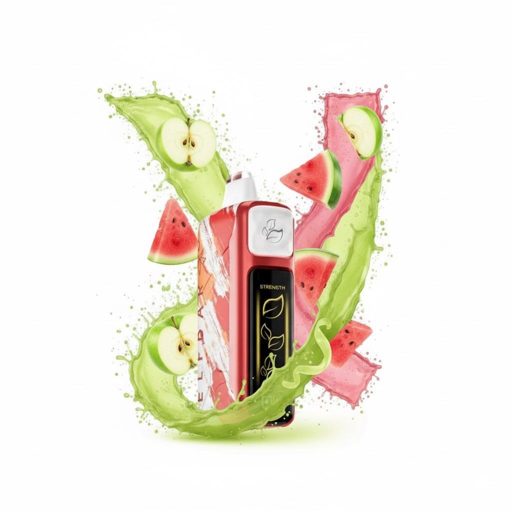 Elf Bar Nic King 30000 - Sour Apple Watermelon 5%