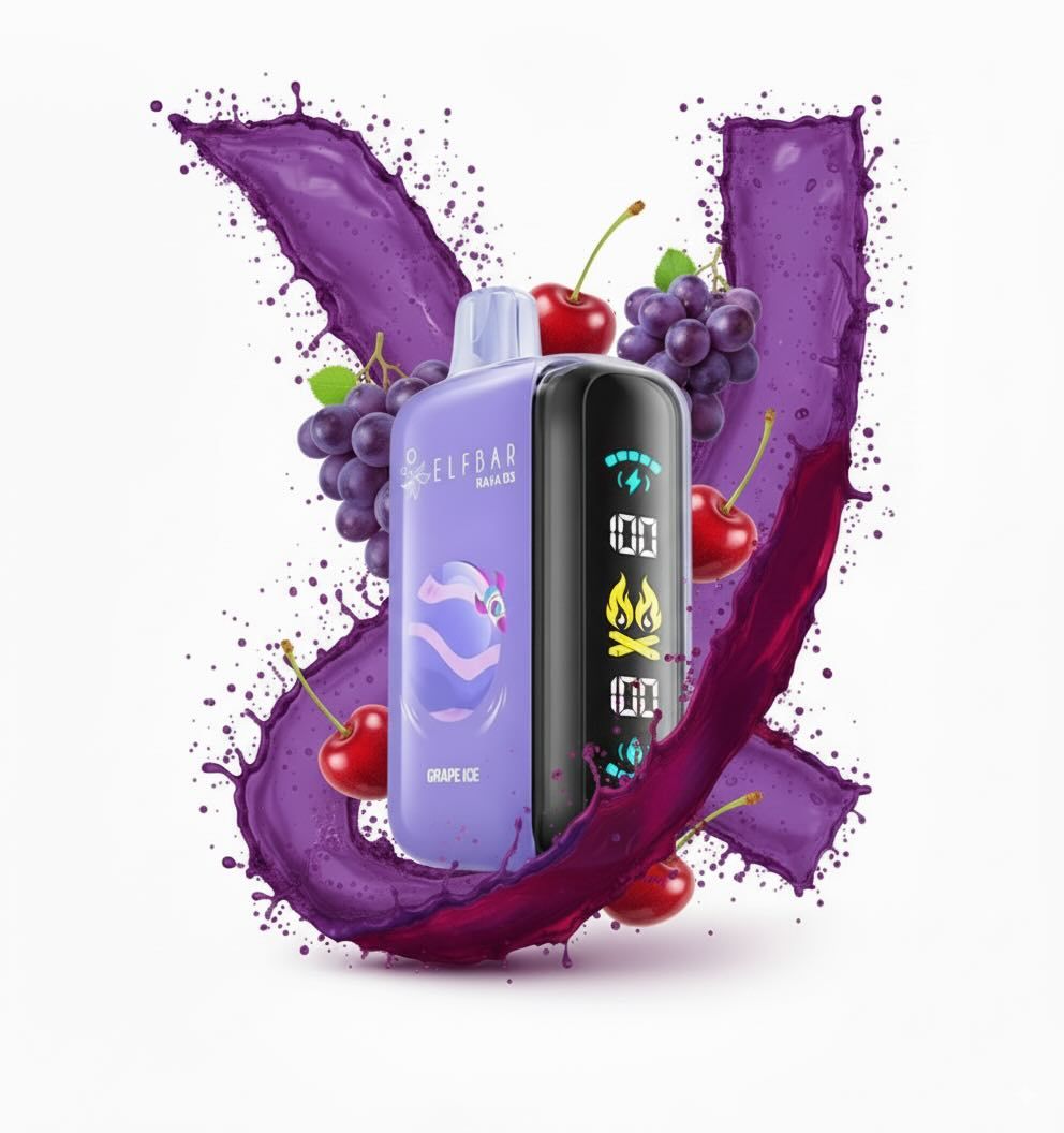 Elf Bar RAYA D3 25000 - Grape Cherry 5%