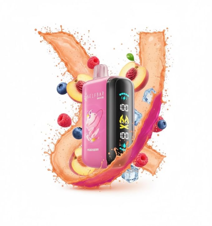 Elf Bar RAYA D3 25000 - Peach Berry 5%