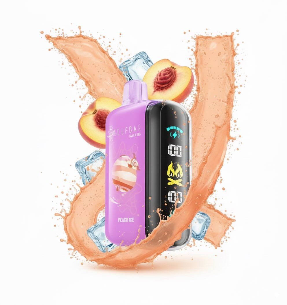 Elf Bar RAYA D3 25000 - Peach Ice 5%