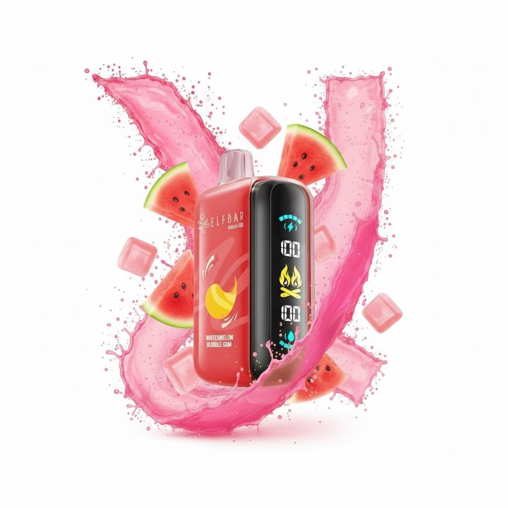 Elf Bar RAYA D3 25000 - Watermelon Bubble Gum 5%