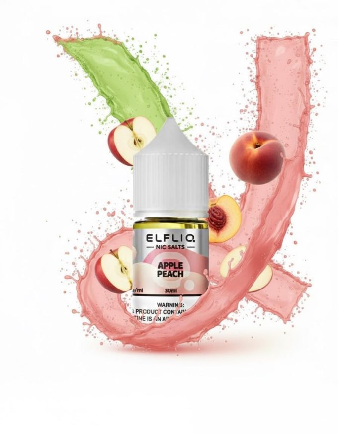 ELFLIQ Elf Bar Salt - Apple peach 30ml (50mg)