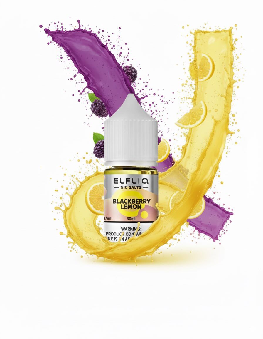 ELFLIQ Elf Bar Salt - Blackberry lemon 30ml (50mg)