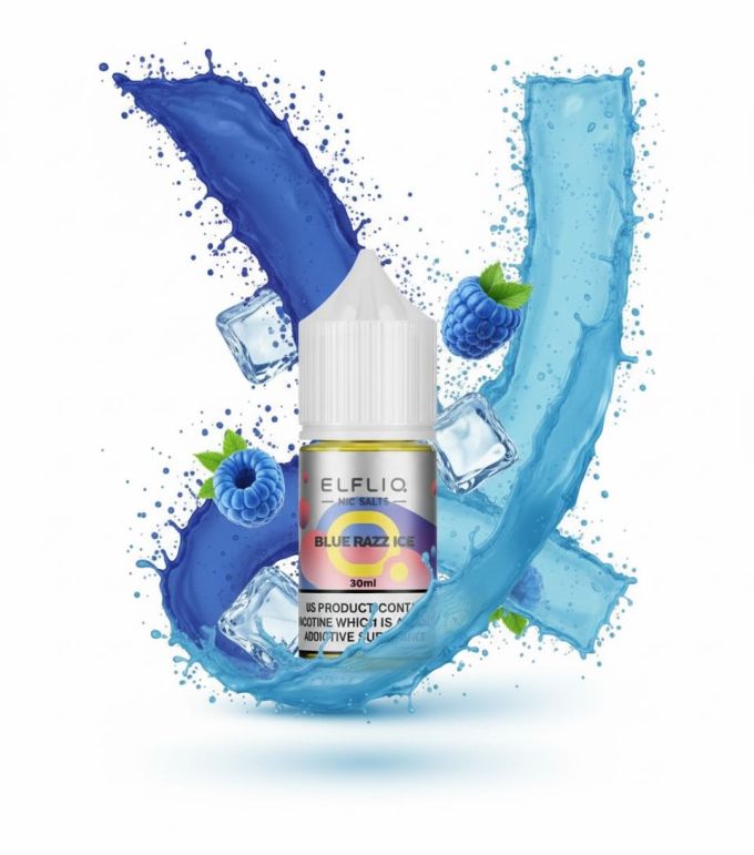 ELFLIQ Elf Bar Salt - Blue razz ice 30ml (50mg)