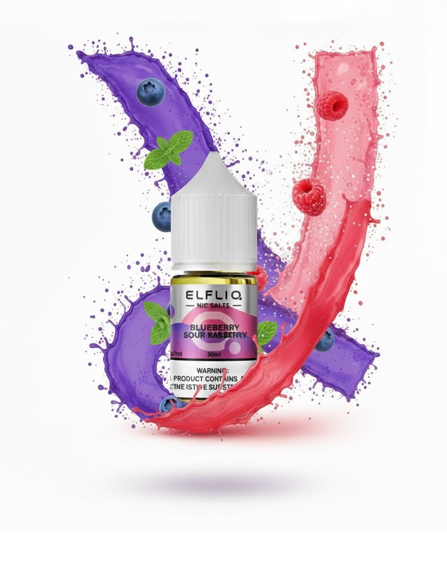ELFLIQ Elf Bar Salt - Blueberry sour raspberry 30ml (50mg)