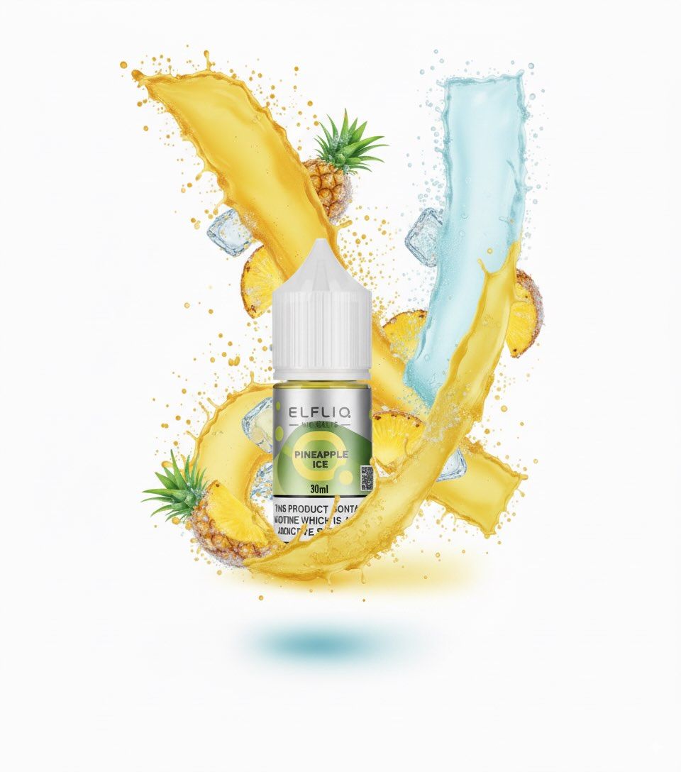 ELFLIQ Elf Bar Salt - Pineapple Ice 30ml (50mg)