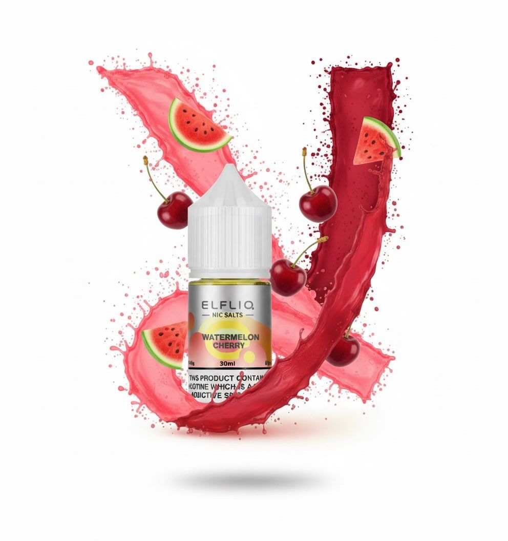 ELFLIQ Elf Bar Salt - Watermelon Cherry 30ml (50mg)
