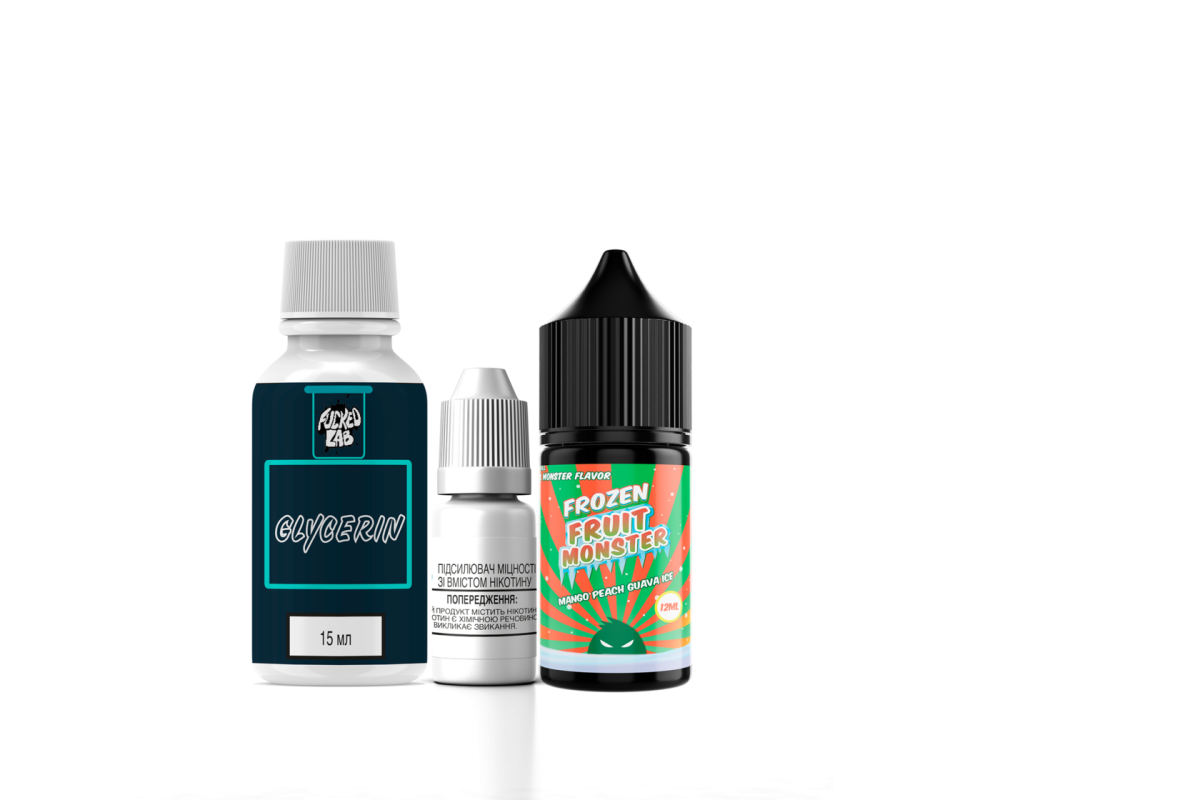 SALT Jam Monster Frozen Fruit (набір) - Mango Peach Guava Ice 30ml (50mg)