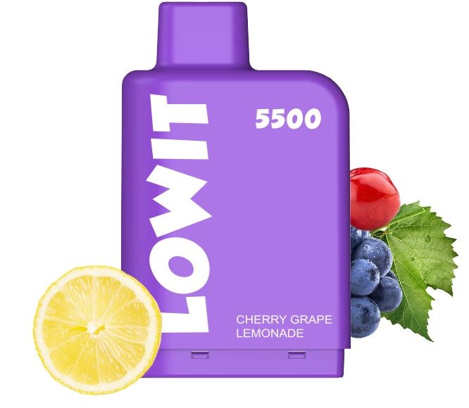 Картридж Elf Bar LOWIT 2500 - Cherry Grape Lemonade (ВИШ ВИН ЛМНД) 5%