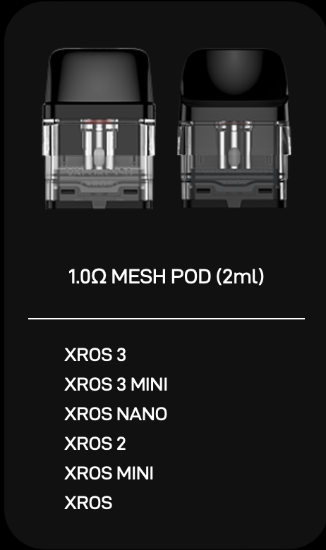 Картридж Vaporesso XROS series COREX 1.0 Ohm Mesh