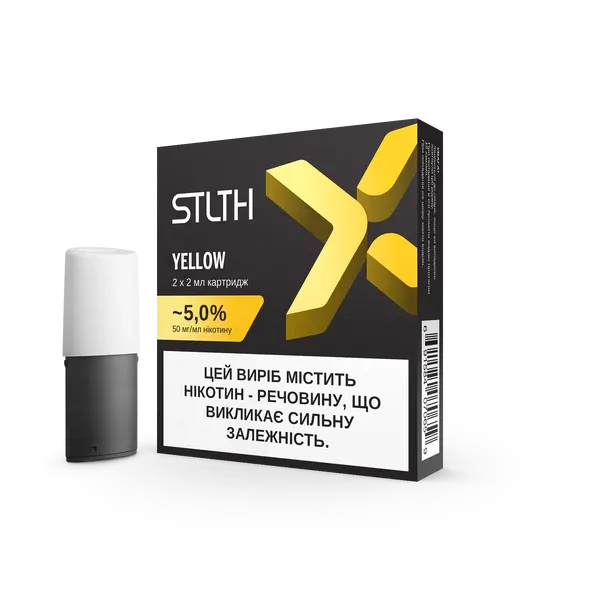Картридж STLTH X Pod - Yellow 5% (2шт)